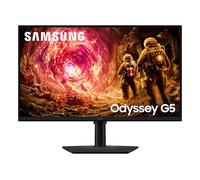 Samsung Odyssey G5 Monitor Gaming (S27FG506EU), Flat, 27", 2560x1440 (QHD), IPS, 180 Hz, 1ms, Compatibilidad G-Sync, HDMI, Display Port, Entrada de audio, HAS, Pivot