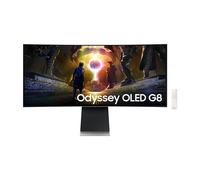 Samsung G85SD pantalla para PC 86,4 cm (34") 3440 x 1440 Pixeles UltraWide Quad HD OLED Plata