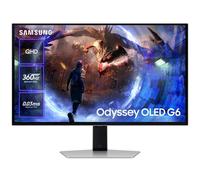 Samsung LS27DG602SUXEN - Monitor Odyssey OLED G6 de 27" QHD (2560 x 1440, 16:9, 360Hz, 0,03ms, FreeSync Premium Pro, Antirreflejos, Modo Eye Saver, Flicker Free), Plateado, Versión 2024