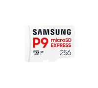 Samsung P9 Express microSD 256GB, Velocidad de Lectura hasta 800 MB/s, U3, V30, A1, para Nintendo Switch 2, Smartphones, Tablets, GoPRO, Dron dji, Steam Deck, (MB MK256T)