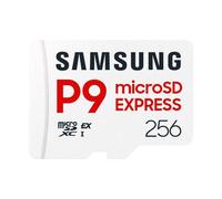 Samsung P9 Express microSD 256GB, Velocidad de Lectura hasta 800 MB/s, U3, V30, A1, para Nintendo Switch 2, Smartphones, Tablets, GoPRO, Dron dji, Steam Deck, (MB MK256T)