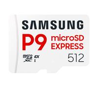 SAMSUNG P9 Express microSD Express Card 512GB 4K UHD NVMe 1.3 800 MB/s Read 310 MB/s Write Memory card for Nintendo Switch 2