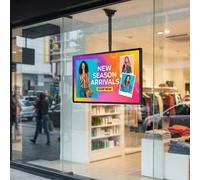 Samsung Pack Samsung OM46B Pantalla de Escaparate + Soporte de Techo Neomounts NM-C440BLACK Pantalla de escaparate Samsung OM46B + soporte de techo Neomounts