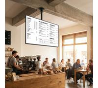 Samsung Pack Samsung QBC 75" + Soporte de techo Neomounts FPMA-C340BLACK Pantalla Samsung QBC 75” + soporte de techo Neomounts FPMA-C340BLACK: instalación