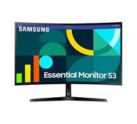 Samsung Monitor Curvo 27” Essential S3 S36GD FHD 100Hz - Negro, Negro