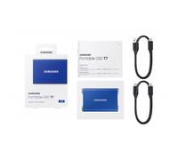 Samsung - Portable SSD T7 2 TB USB Tipo C 3.2 Gen 2 (3.1 Gen 2) Azul