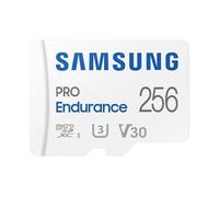 Samsung Pro Endurance - Tarjeta de Memoria de monitoreo de vídeo microSDXC UHS-I U3 de 100 MB/s con Adaptador (MB-MJ256KA)