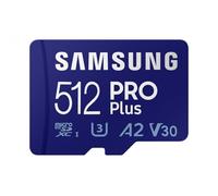 Samsung Pro Plus MB-MD512KB/WW - Tarjeta microSD (512 GB, UHS-I U3, Full HD y 4K UHD, 160 MB/s de Lectura, 120 MB/s de Escritura, Tarjeta de Memoria para Smartphone, dron o cámara de acción, Incluye