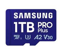 Samsung Pro Plus Tarjeta de Memoria MicroSD, 1TB, 180 y 130 MB/s, Full HD & 4K UHD, UHS-I, U3, V30, A2, Compatible con Smartphone Android, GoPro, Videoconsola y Dron (MB-MD1T0SA)