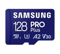 Tarjeta de Memoria Pro Plus 128GB MicroSDXC UHS-I (Clase 10) + Adaptador USB - SAMSUNG