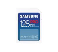 Samsung PRO Plus Tarjeta de memoria SD, 128 GB, 180 y 130 MB/s, Full HD & 4K UHD, UHS-I, U3, V30, A2, Compatible con Smartphone Android, Tableta, GoPro y Drone DJI (MB-SD128S/EU)