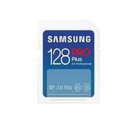 Samsung PRO Plus Tarjeta de memoria SD, 128 GB, 180 y 130 MB/s, Full HD & 4K UHD, UHS-I, U3, V30, A2, Compatible con Smartphone Android, Tableta, GoPro y Drone DJI (MB-SD128S/EU)
