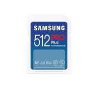 Samsung PRO Plus Tarjeta de memoria SD, 512 GB, 180 y 130 MB/s, Full HD & 4K UHD, UHS-I, U3, V30, A2, Compatible con Smartphone Android, Tableta, GoPro y Drone DJI (MB-SD512S/EU)
