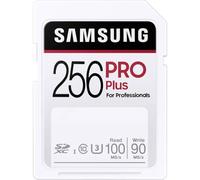 Samsung Pro Plus - Tarjeta SD SDXC UHS-I U3 de 256 GB, 100 MB/s de Lectura, Tarjeta de Memoria para Full HD y 4K UHD MB-SD256H/EU