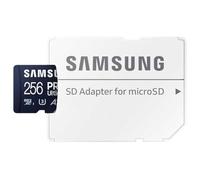 Samsung PRO Ultimate Tarjeta de Memoria MicroSD con Adaptador SD, 256 GB, 200 MB/s y 130 MB/s, UHS-I, C10, U3, V30, A2, 4K UHD, Apta para Smartphone, Tablet, GoPro, DJI Dron, Steam Deck (MB-MY256SA)