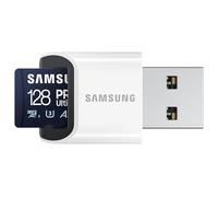 Samsung PRO Ultimate microSD card with reader - Blue, Blue