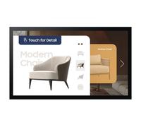 SAMSUNG QM32C-T 32inch Wide 16:9 All-in-one Capacitive Touch 400 nits 16/7 operation Charcoal black HDMIx3 RS232in/out 2xUSB Ethern