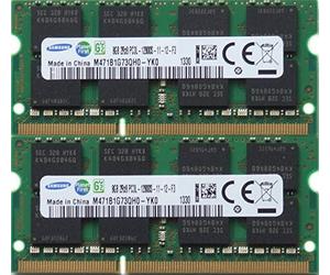 Samsung RAM Memory Upgrade DDR3 PC3 12800, 1600 MHz, 204 Pin, SODIMM for 2012 Apple MacBook Pro's, iMac's 2012 y Mac Mini 2011/2012 (16 GB Kit (2 x 8 GB))