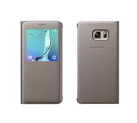 Samsung S View Cover - Funda para Samsung Galaxy S6 Edge +, color oro