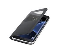 Samsung S View Cover - Funda para Samsung Galaxy S7 Edge, color Negro