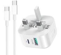 Samsung S26 - Cargador rápido y cable de 1 m para Galaxy S25/S24/S23/S22/S21/S20/A55/A54/A17/A16/A15/A14/A32/A36/A35/A34/A33/A52/A53/A26/A25/A23/A24/A56, USB tipo C Cable de carga USBC