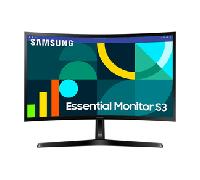 Monitor - SAMSUNG Essential Monitor S3 S36GD, 24 ", Full-HD, 4 ms, 100 Hz, Negro