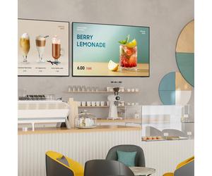 Samsung Samsung BE43FX-H Panel plano de señalización digital Pantalla profesional 4K UHD de 43'' diseñada para señalización digital y TV profesional, con