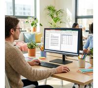 Samsung Samsung Essential S43UF Monitor 24" Full HD Monitor Full HD de 24 pulgadas con panel IPS y USB-C, ideal para la oficina moderna gracias a su