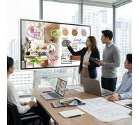 Samsung Samsung Flip Pro WMFX 55'' Pantalla interactiva 4K Pantalla interactiva profesional 4K de 55 pulgadas diseñada para la colaboración en reuniones, con