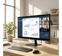 Samsung Samsung Smart Monitor M5 M50D 32" FHD Monitor inteligente de 32" Full HD con Tizen, WiFi y apps integradas, ideal para trabajo, streaming y uso