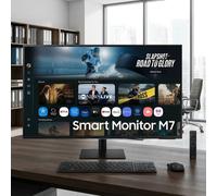 Samsung Samsung Smart Monitor M7 M70F 32" 4K UHD USB-C Monitor 4K UHD de 32 pulgadas con funciones Smart TV, conectividad USB-C de 65 W y diseño versátil para