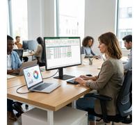 Samsung Samsung ViewFinity S80D Monitor 4K UHD 27" Monitor profesional 4K UHD de 27" con panel IPS, HDR10 y soporte ergonómico ajustable para trabajar con