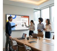 Samsung Samsung WA65FX-P Pantalla Interactiva 4K 65" Pantalla interactiva de 65 pulgadas con 4K, Android 15, cámara 48 MP y herramientas colaborativas para