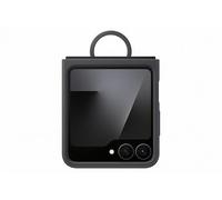 Samsung Silicone Case with Ring Funda Plegable de Silicona con Anillo para Galaxy Z Flip6 | Z Flip7 FE, Black