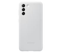 Samsung Silicone Cover Funda Gris para Samsung Galaxy S21 Plus
