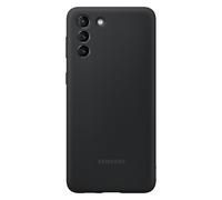 Samsung Silicone Cover Funda Negra para Samsung Galaxy S21 Plus