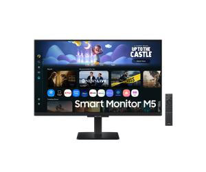 Samsung Smart Monitor 32" M5 M50F FHD Negro Plano, Negro