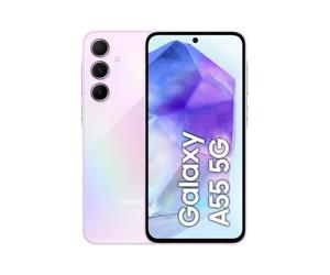 Samsung Smartphone Galaxy A55 8 GB RAM 256 GB 6,6" Lila - [Versiones italiano, húngaro, polaco, rumano, austriaco y suizo]
