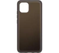SAMSUNG Soft Clear - Carcasa Blanda para Galaxy A03, Negro
