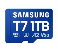 Samsung T7 microSDXC Speicherkarte 1 TB UHS-I bis 170 MB/s Lesen U3 V30 A2 (MB-MB1T0T/WW)