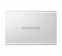 SSD portátil Samsung T7 Resurrected de 1 TB, color plata Unidad de estado sólido externa, USB 3.2 Gen 2x1 (10 Gbit/s)