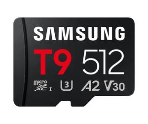 SAMSUNG T9 microSD memory card 512GB up to 200MB/s read and 130MB/s write