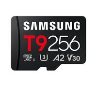 Samsung tarjeta microSD T9 256 GB — Lectura hasta 200 MB/s, Escritura hasta 130 MB/s (MB-MH256T/WW)