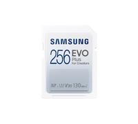 Samsung Tarjeta de Memoria EVO Plus de 256 GB SDXC UHS-I U3 130 MB/s Full HD & 4K UHD (MB-SC256K/EU)