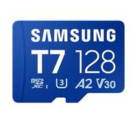 Samsung Tarjeta de Memoria microSD T7 de 128 GB para Smartphones, Tablets y Consolas portátiles, hasta 170 MB/s de Lectura, MB-MB128T/WW