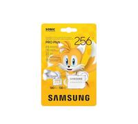 Samsung Tarjeta microSD Sonic Pro Plus para Consola de Juegos, Tarjeta de Memoria 256 GB, UHS-I U3, Full HD y 4K UHD, hasta 180 MB/s, MB-MD256SA