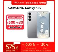 Samsung-teléfono inteligente Galaxy S25 5G AI, Snapdragon 8, 6,2 ", 120Hz, Pantalla AMOLED 2X, cámara Qual de 50MP, nuevo Silver Shadow