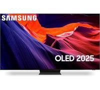 Samsung Televisor OLED 4K S90F de 77", panel OLED luminoso, 144Hz, sistema operativo Tizen, procesador AI, HDR, VRR, sonido de seguimiento de objetos
