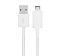 Samsung - Tpc© Cable Micro USB ep-dg925uwe Original para Galaxy s6, s6 Edge, s6 Plus, Note 4, Note 5, Blanco, Bulk