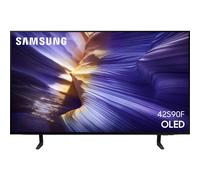 Samsung TQ42S90F 2025 - Téléviseur haute définition, HDMI 2.1, OLED, Wi-Fi, 144 Hz, 4K, HDR10+, HLG, Wi-Fi, Bluetooth, AirPlay 2, Amazon Alexa